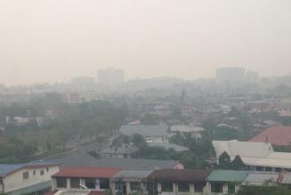 Het uitzicht in Kuching, Maleisisch Borneo