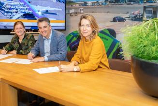 Tekenmoment Schiphol Tekenmoment Schiphol