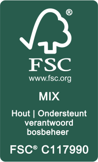 Logo MIX Hout - Ondersteunt verantwoord bosbeheer
