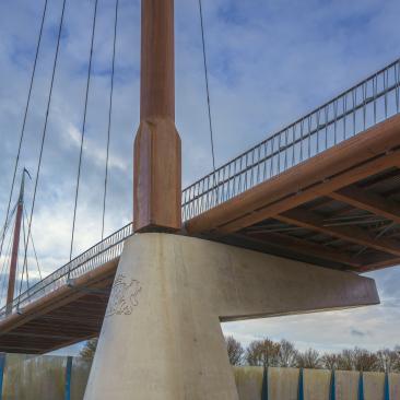 Fietsbrug over de A28 Fietsbrug over de A28