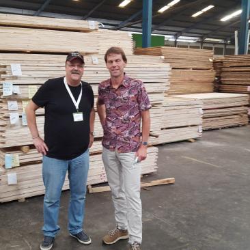 Ben Romein (links) met Wim Ellenbroek van The Borneo Initiative